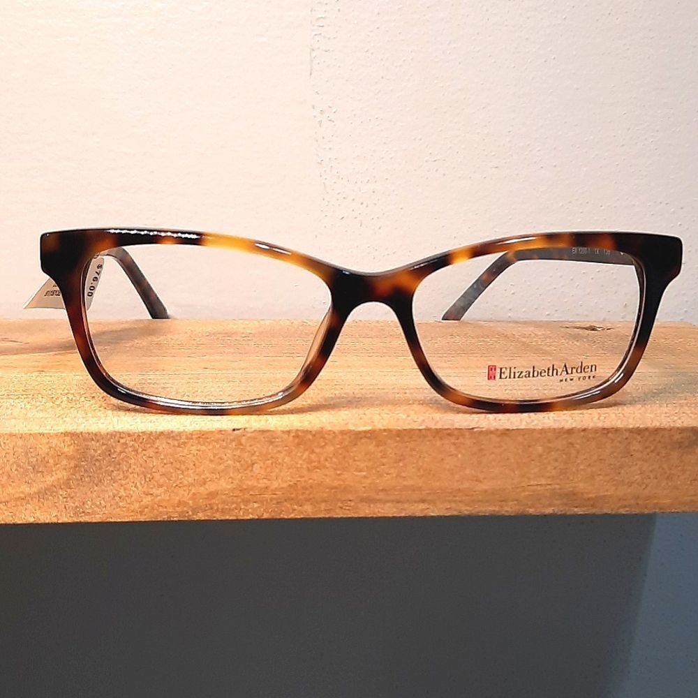 NEW prescription-ready Eyeglass Frame Elizabeth Arden, brown glasses 51-15-135
